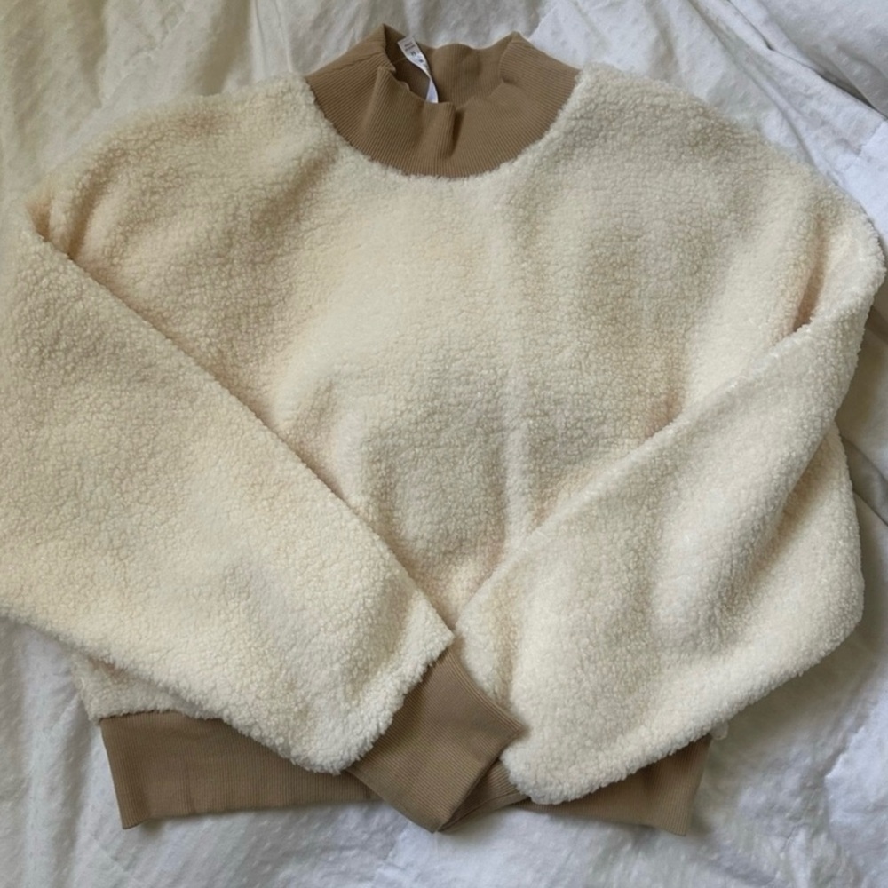 Cozy Cream Sherpa Pullover